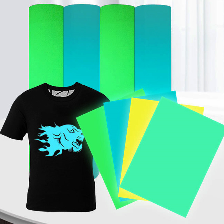PU Glow in the Dark Heat Transfer Vinyl